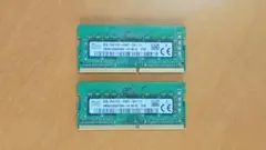 SKhynix メモリ PC4-2400T-SA1-11 8GB ２枚セット