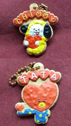 BT21 クッキーチャームコット2　TATA　CHIMMY