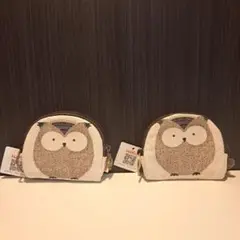 HJ フクロウデザイン コインケース 2個セット価格 タグ付き