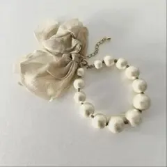 Adam et Rope　アダムエロペ　コットンパール　ブレスレット