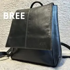 『極美品！』BREE ブリー 牛革 オールレザー リュック 黒 ユニセックス 2025年最新】BREE メンズ リュック・バックパックの人気アイテム