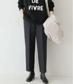 極美品☆SLOBE IENA スローブイエナ ドット刺繍シアーパンツ 24ss 極美品☆SLOBE IENA スローブイエナ ドット刺繍シアーパンツ