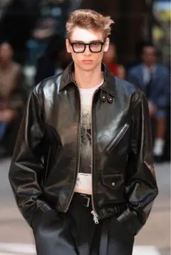 sacai 25ss leather jacket レザージャケット 1 sacai 25ss leather jacket レザージャケット 1 - メルカリ