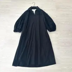 【2025SS /未使用に近い】ティッカ　フラワーレースパフスリーブワンピース