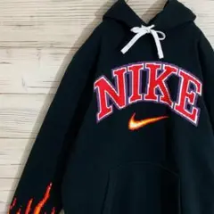 【極美品】 NIKE 両面プリント フレイムパーカー ニューヨーク限定