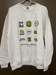 青山学院大学×Russell コラボ　トレーナー　スウェット