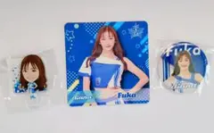 横浜DeNAベイスターズdiana Fukaアクスタ＆限定コースター＆缶バッジ