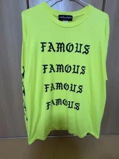 world wide famous ロンT XL 蛍光イエロー