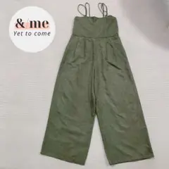 美品　リシェグラマー　サロペット　オーバーオール　フェイクスエード　バックリボン