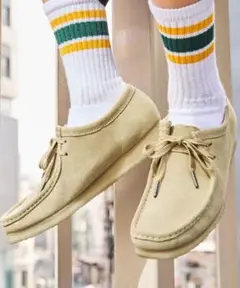 clarks ワラビー　ベージュ