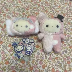 レア　センチメンタルサーカス　シャッポ　スピカ　ぬいぐるみバッジ　刺繍ブローチ
