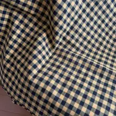 チェック柄ハギレ　ハンドメイド　布生地