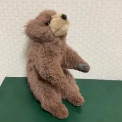 レトロぬいぐるみ　Hansa 熊　ぬいぐるみ　茶グマ