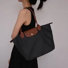 新品 LONGCHAMP ロンシャン ル プリアージュ トートバッグ 黑