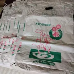 使用済　米袋１０枚　徳島県柄　３０キロ用