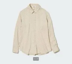 【UNIQLO】レーヨンプリントブラウス【未使用】