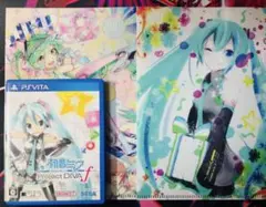 クリアファイル2枚&初音ミク Project DIVA f PS Vita