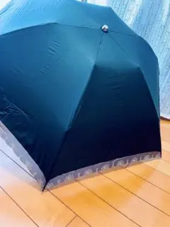 新品 一級遮光 プライベートレーベル 晴雨兼用 折りたたみ傘 紺色