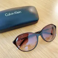 Calvin Klein サングラスCK4344SA 210 ブラウン 度付き