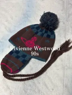 Vivienne Westwood 90s Orb Logo Knit Cap