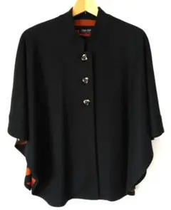 ケープコートショート丈レディース服