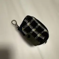 【入手困難】FEILER チェック柄 ミニポーチ　コインケース