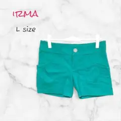 irma ショートパンツ グリーン Lサイズ 送料無料 古着