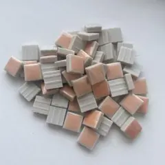 モザイクタイル オレンジ系 約240個