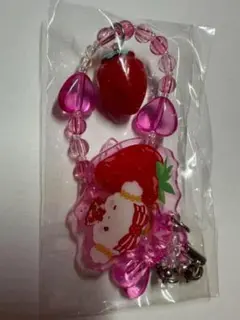 いちごデザイン ストラップ