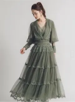 【Belle vintage】Antique調ドレス