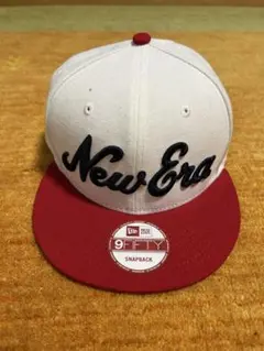New Era 9FIFTY スナップバックキャップ ホワイト/レッド