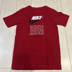 NIKE レッド Tシャツ Mサイズ　130-140cm バックプリント