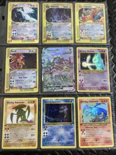 ポケモンカードセット ひかるポケモン　クリスタルタイプ　9枚