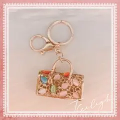 新品・:*+Happyカラフルミニバックチャーム ・:*+.♪♡