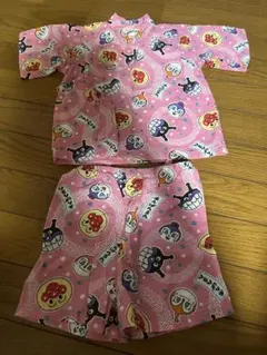 アンパンマン　甚平　ピンク　80cm　傷汚れなし　送料込み