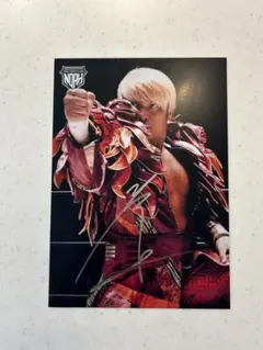 【プロレスリング・ノア】サイン入りポートレート　拳王