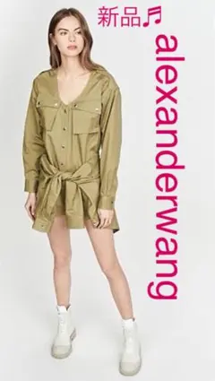 アレキサンダーワン TIE WAIST ROMPER 新品♬