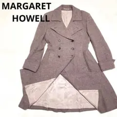 295【美品】MARGARET HOWELL ロングコート サイズ2 M相当