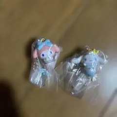 シナモンロール　マイメロディー　キーホルダー2個セット