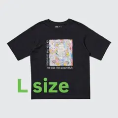 ラブブ×UNIQLO Tシャツ　黒　Lサイズ