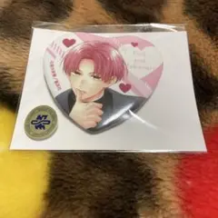 ピンクとハバネロ くじメイト【D賞】ハート缶バッジ D-3