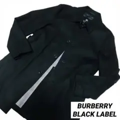 BURBERRY BLACK LABEL ステンカラーコート ブラック Mサイズ