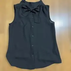 GU ブラック ノースリーブシャツ XS