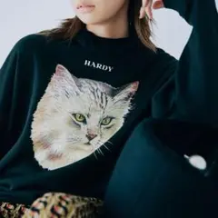 HARDY NOIR CAT PRINT スウエット