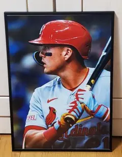 SLカージナルス ラーズヌートバーMLB！A3サイズポスターフレーム付き 2種
