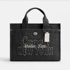 COACH Matin Kim ブラックキャップ COACH（コーチ）の「【COACH MATIN KIM】ベースボール ハット
