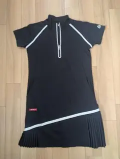 【美品】and per se ゴルフワンピース M ネイビー 涼しい 春・夏