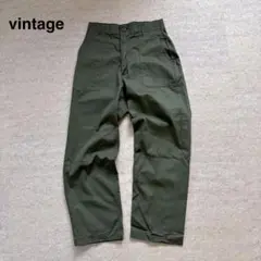 70s ヴィンテージ ベイカーパンツ US.ARMY talonジッパー W28