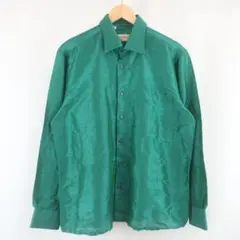 VINTAGE Muhurtham サテン シャンタン ワイド シャツ 古着