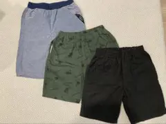 西松屋　ハーフパンツ　130サイズ　3点セット